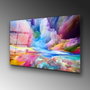 Wallity Pintura Decorativa UV-223 de Vidrio Templado Multicolor 70 x 100 cm